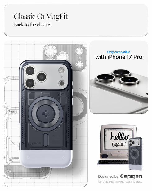 Spigen iPhone 17 Pro Case - Classic C1 (MagFit)